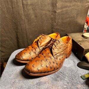 Men's Brown Leather Dress Shoes